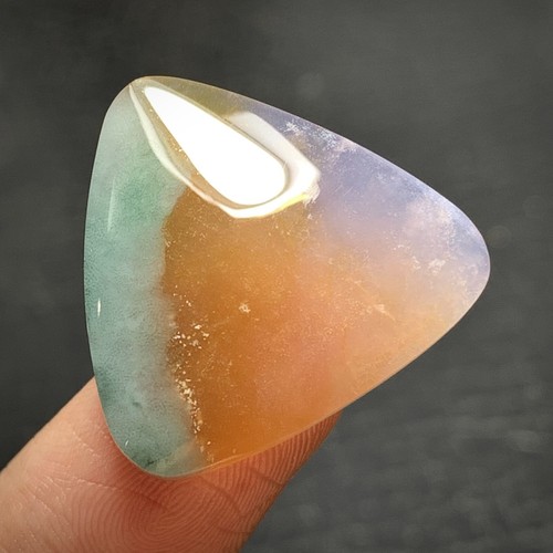 Rare Opalized Coral Fossil Chalcedony Cabochon 24x24x6mm High Quality 22.5 ct - Picture 3 of 6