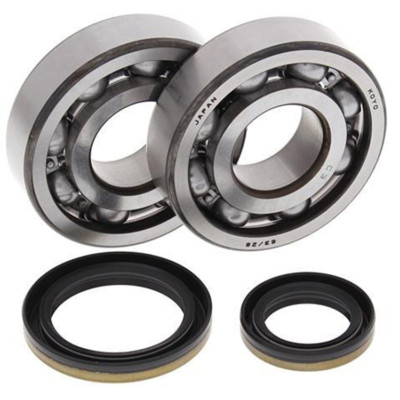 Fits 1998 Suzuki RM250 Crank Bearing & Seal Kit All Balls 24-1021