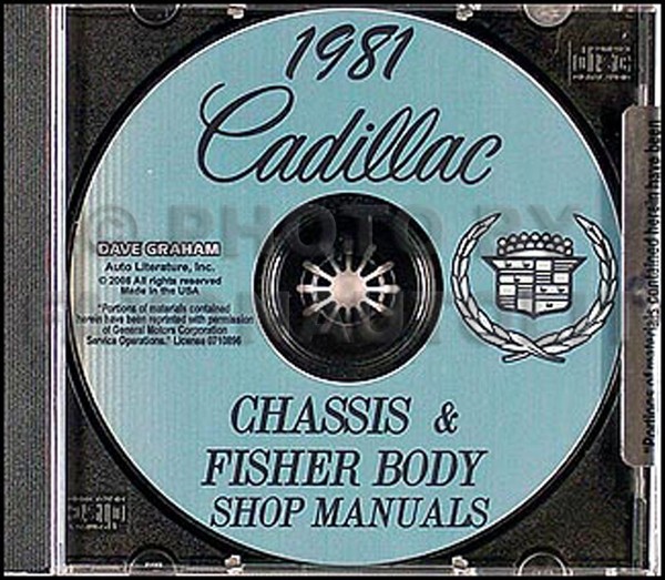 1981 Cadillac Shop Manuell Und KöRper CD Deville Eldorado Fleetwood-image
