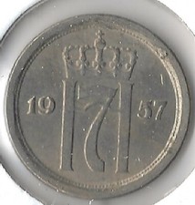 Coin Norway 10 Øre 1957 KM396