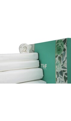 The Organic Factor Store 100% Organic Cotton King Sheets Set - White Sheets King