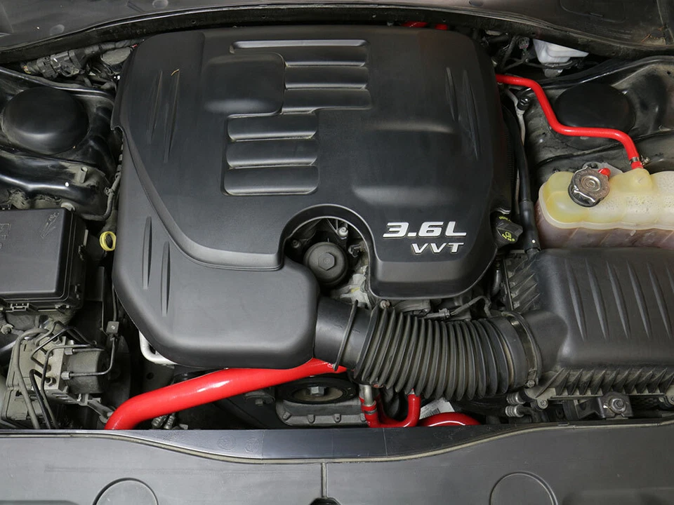 HPS Silicone Radiator + Heater Hose Kit for Chrysler 11-17 300 3.6L V6 BLUE 13 - Image 2 of 2