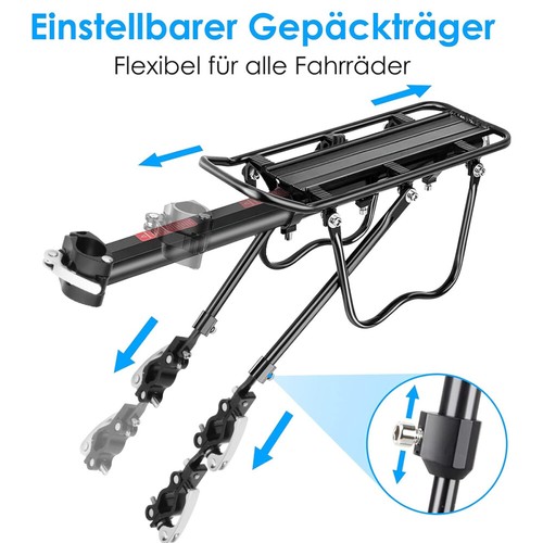 Universal Gepäckträger Mountainbike Gepäckträger Fahrrad für 24-29 Zoll Alu MTB! - Bild 7 von 16