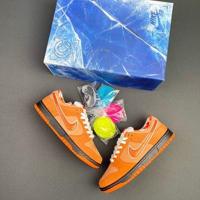 FD8776-800 CONCEPTS x Nike Dunk SB Low Orange Lobster