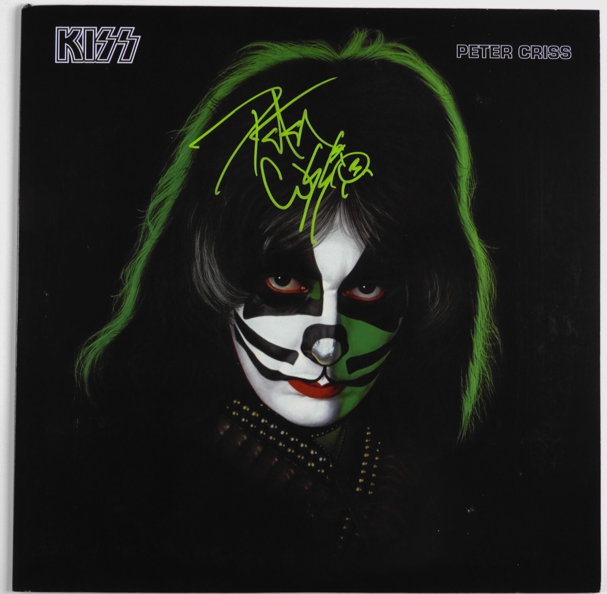 KISS Peter Criss JSA Signed Autograph Signed Record Album Solo