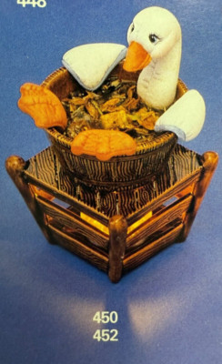 VINTAGE CLAY MAGIC CERAMIC MOLD #J-450/J-452 HOT TUB POTPOURRI STEAMER&GOOSE