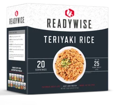 Ready Wise Teriyaki & Chicken 20 Serving, Shelf-Stable, Emergency Meal