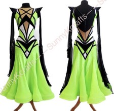 SunnyK Waltz Tango st Dance Dress Salsa Costume Stardard Ballroom Competition