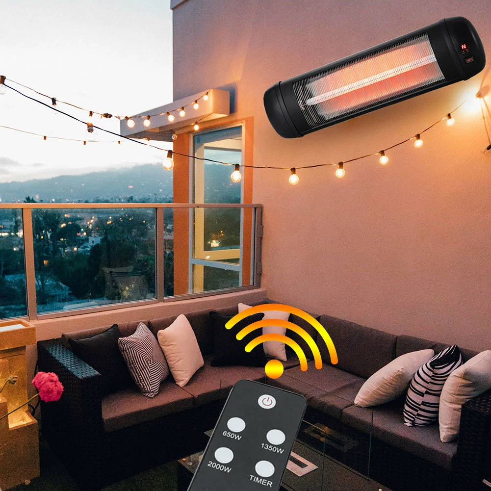 1- 3KW Infrared Outdoor Patio Heaters Electric Quartz Wall Garden Gazebo  Heater | eBay
