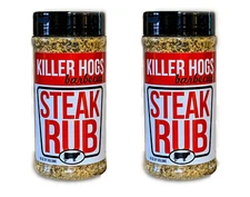 Killer Hogs Steak Barbecue Seasonings 11 oz (2 Pack)