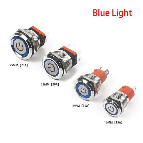 IP66/IP67 LED Illuminated ON / OFF POWER Button Switch 12mm 16mm 19mm 22mm 25mm - Picture 16 of 23