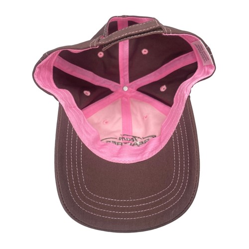 Team Real tree Camo Embroidered Pink/brown Logo Clean Women’s Hunting Hat Cap - Picture 5 of 5