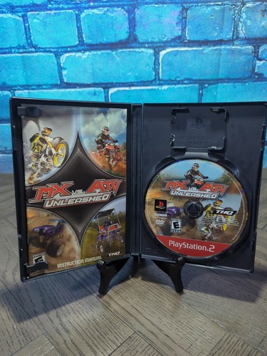 MX vs. ATV Unleashed (Sony PlayStation 2, 2005) Game, Case, & Instruction Manual - Picture 3 of 3