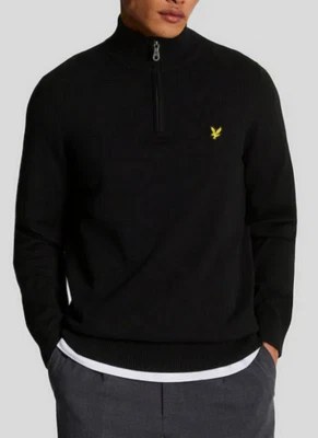 LYLE & SCOTT LYLE AND SCOTT NEW ZIP 1/4 SWEATER JUMPER FOR MEN FOR SALE