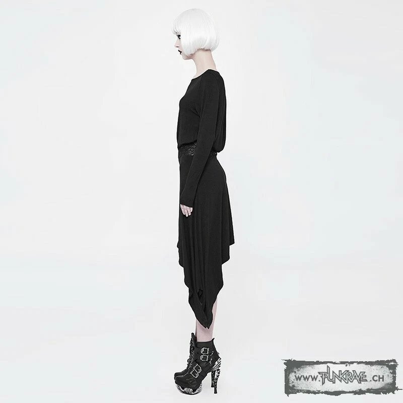 Punk Rave Steampunk Assymetrical Vintage Inspired authentic dress - image 2 of 4