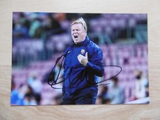 Ronald Koeman "FC Barcelona" autograph signed 10x15 cm picture