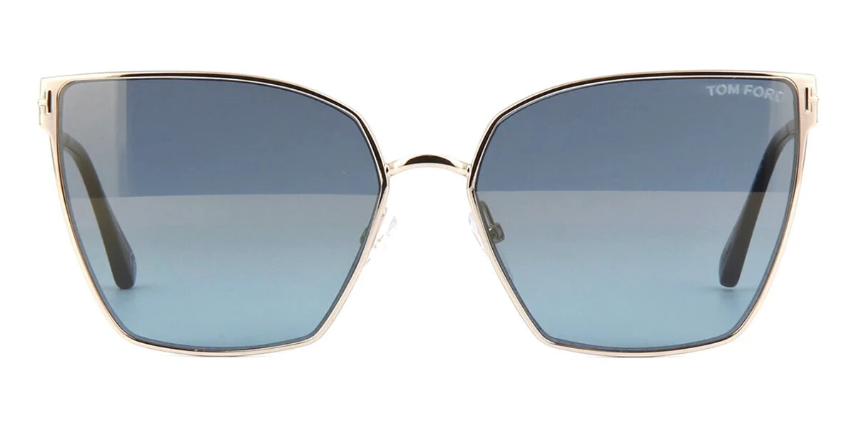 Tom Ford HELENA TF653 28V Silver Metal Women Sunglasses 