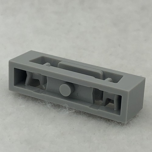 LEGO 16968 Light Bluish Gray Projectile Launcher, 1 x 4 W/ Inside Clips (x1) - Picture 2 of 2