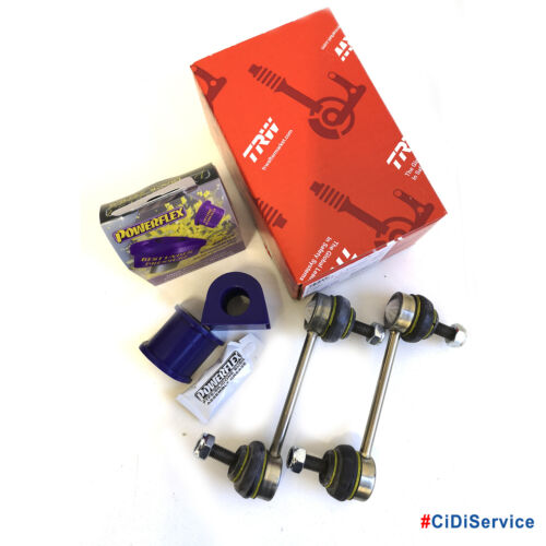Kit Biellette Barra Stabilizzatrice Anteriore TRW + Boccole Powerflex Alfa 147 - Imagen 2 de 3