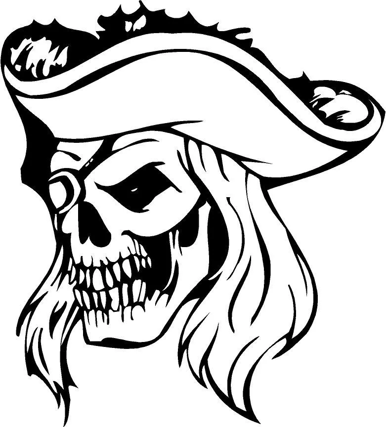 Pirate Hats Decal 