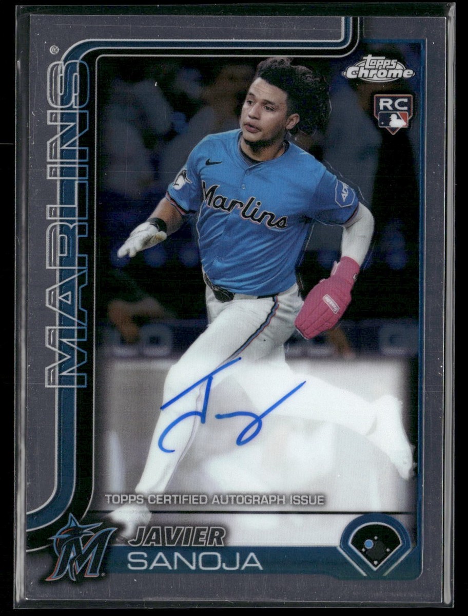 2025 Topps Chrome #RA-JSA Javier Sanoja Rookie Autographs | eBay