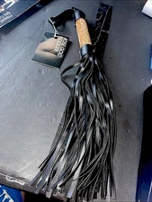 Rose Gold Whip Flogger Spanking Paddle for BDSM Crop Slave Adult Tassel