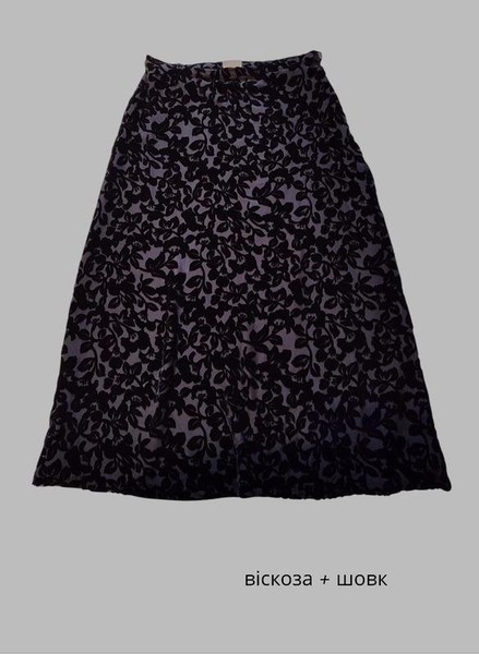 Women Laura Ashley Skirt Black Velvet 40 / L / 48