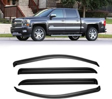 Window Visors for 2014-2018 Chevrolet Chevy Silverado GMC Sierra 1500 Crew Ca