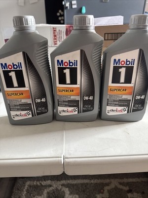 SALE- 3 PACK- MOBIL Supercar 0W-40; 1 Quart