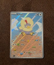 2025 Pokemon Black Bolt Rufflet Illustration Rare #154/086 on eBay