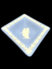Wedgwood Jasperware Diamond Tray Pale Blue Ashtray England