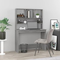 Schreibtisch Mit Regal BüRotisch Computertisch Arbeitstisch Holzwerkstoff vidaXL