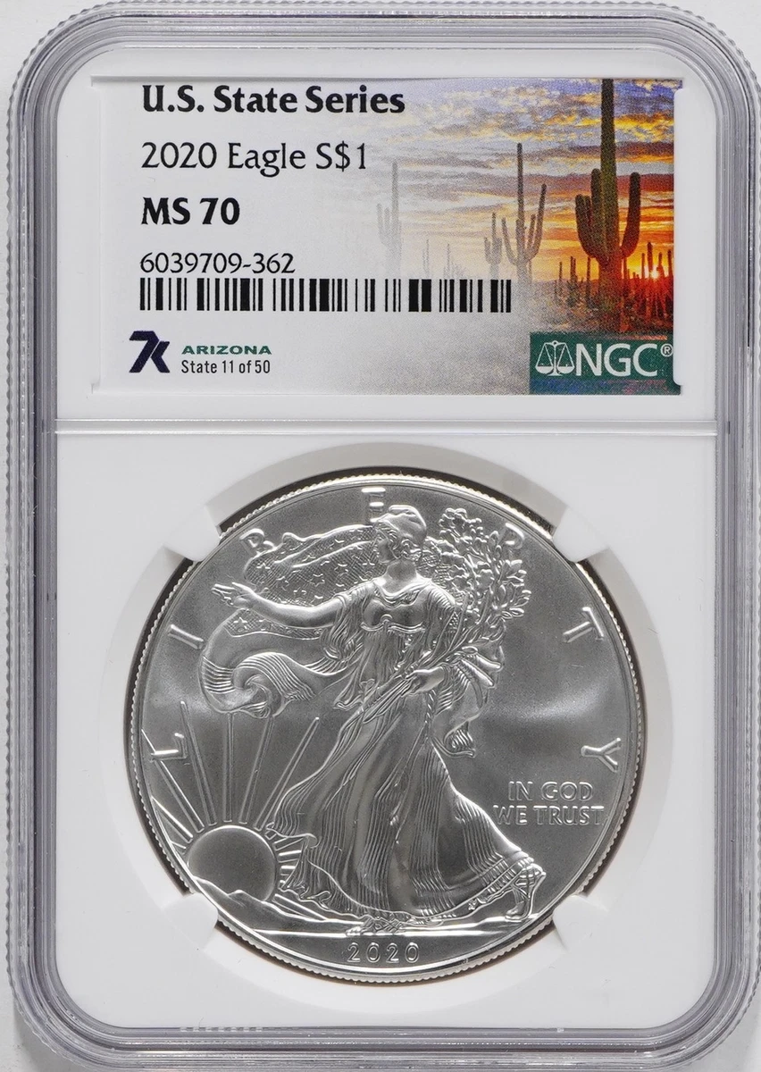 American Eagle MS 70 Graded 2020 Silver Bullion Coins for sale | eBay