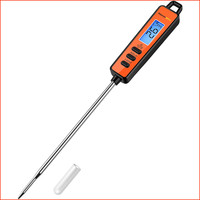 Fleischthermometer Digital Grillthermometer Bratenthermometer Mit Langer Sonde