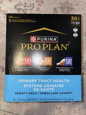 36 Pack - Purina Pro Plan Urinary Tract Health Varity Wet Cat Food - EXP 3/2026