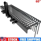 3 Point 60" Pine Straw Rake Landscape Rake for Cat0 Cat1 Tractor Rake Attachment