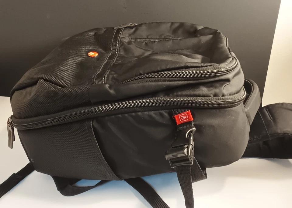 Manfrotto Gear Backpack M Camera Bag Padded Dividers DSLR Laptop Travel Photo - Image 2 of 4