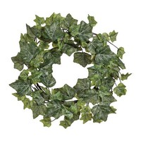 Artplants KüNstlicher Kranz Efeu Wilmo, GrüN, Ø25Cm