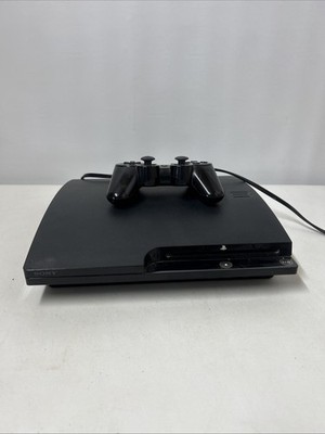 Sony PlayStation 3 PS3 Slim Console 120GB (CECH-2001A) With Controller & Cable