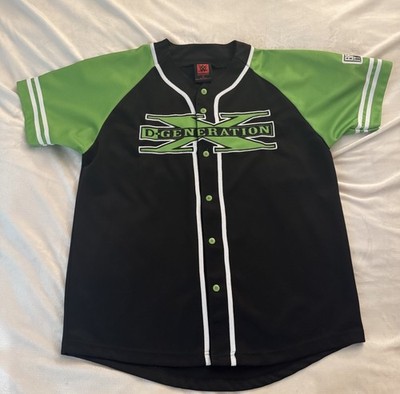WWE D-Generation X Jersey Mens XLarge Black Baseball