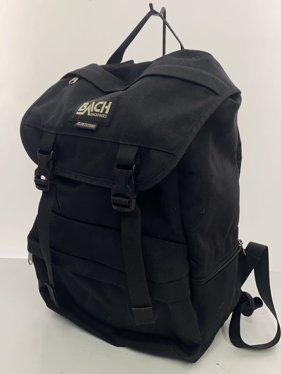 Solid Black Polyester BACH Backpack - image 2