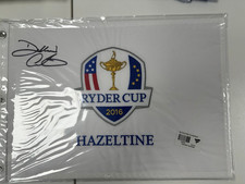 Darren Clarke signed 2016 Ryder Cup Flag