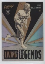 2021 Panini Prestige Living Legends Fred Biletnikoff #LL-4 HOF 2k3