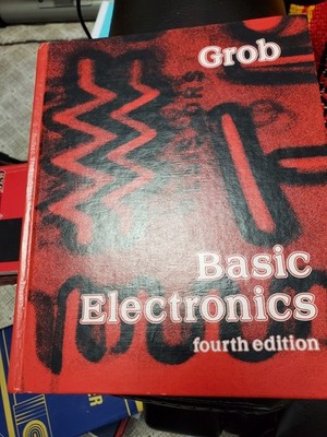 Grob Basic Electronics Fourth Hardcover Fourth Edition  1977 Vintage