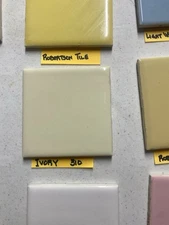 Stylon IVORY (310)4.25x4.25 inch Vintage Ceramic Tile