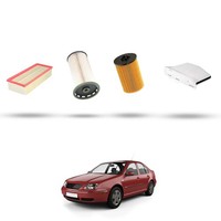 Hoffcar Set Service - 4 Filter Kompatibel Mit VW Jetta IV (162) 2.0 Tdi 81Kw
