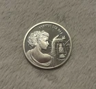 'Veritas Lux Mea'  Heidi Wastweet Art 1oz .999 Fine Silver Round