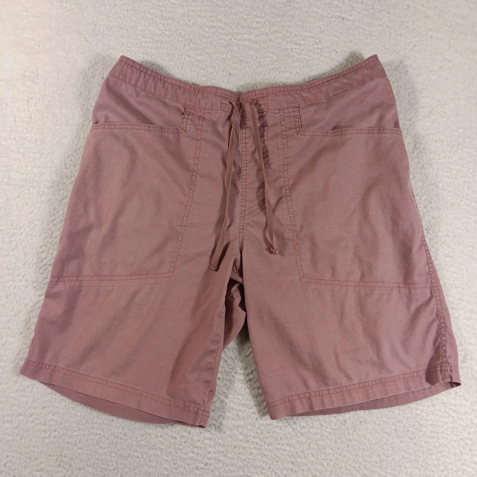 Patagonia Shorts Mens 36 Red Hampi Rock Hemp Blend Gorpcore Climbing Hiking