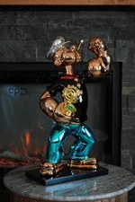 Custom Popeye the Sailor Man Statue Sculpture