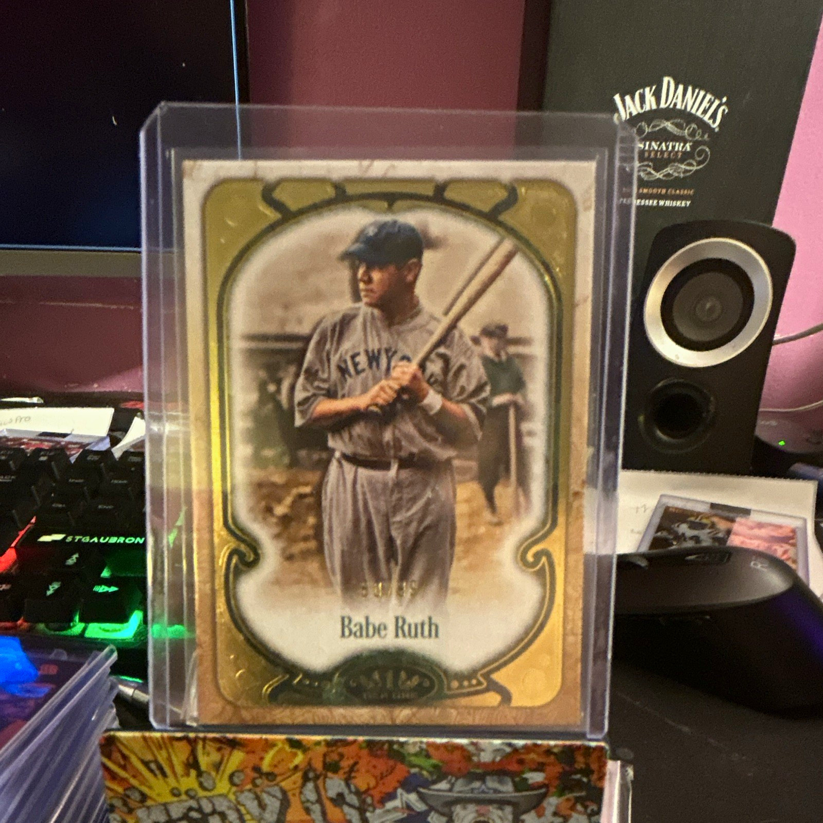 2013 Topps Tier One Babe Ruth New York Yankees #3 Serial Numbered /99